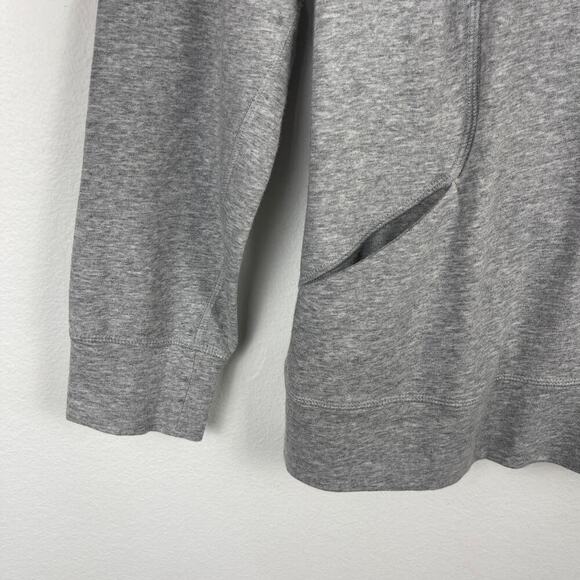 Tommy Bahama Light Grey Cotton Modal Cowl Neck Half Zip Pullover Women's Medium - Picture 5 of 9